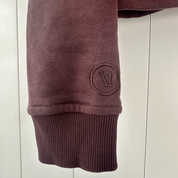 Vuori Sedona Half-Zip Sweatshirt, Burgandy, Size XS - Picture 3 of 3